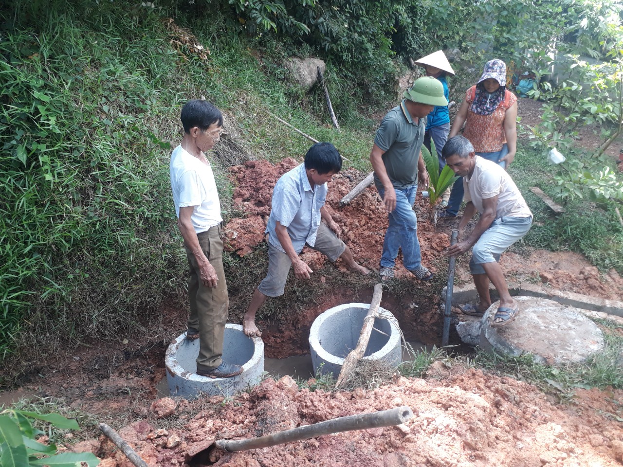 Hội Cựu chiến binh xã Cẩm Sơn tích cực tham gia xây dựng nông thôn mới